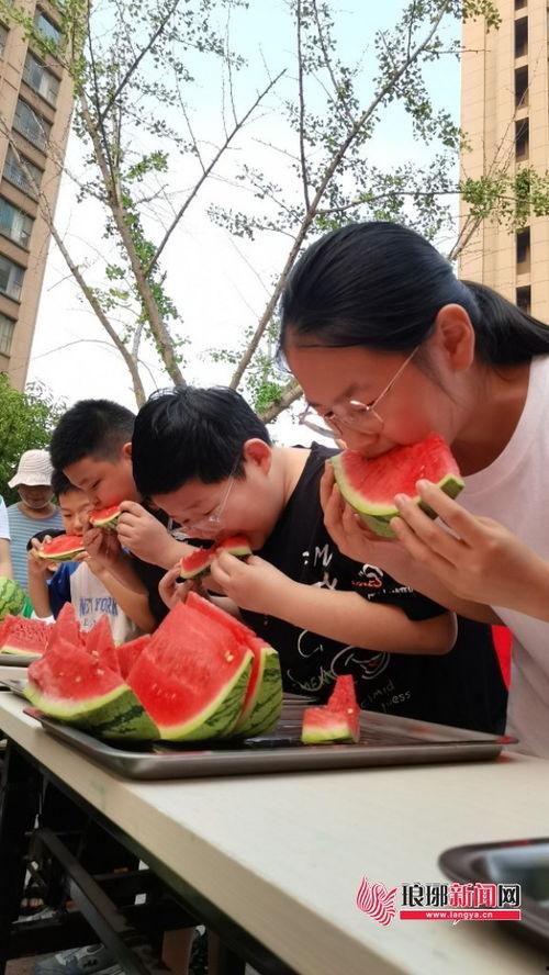 小区吃瓜比赛,小区吃瓜比赛欢乐盛况